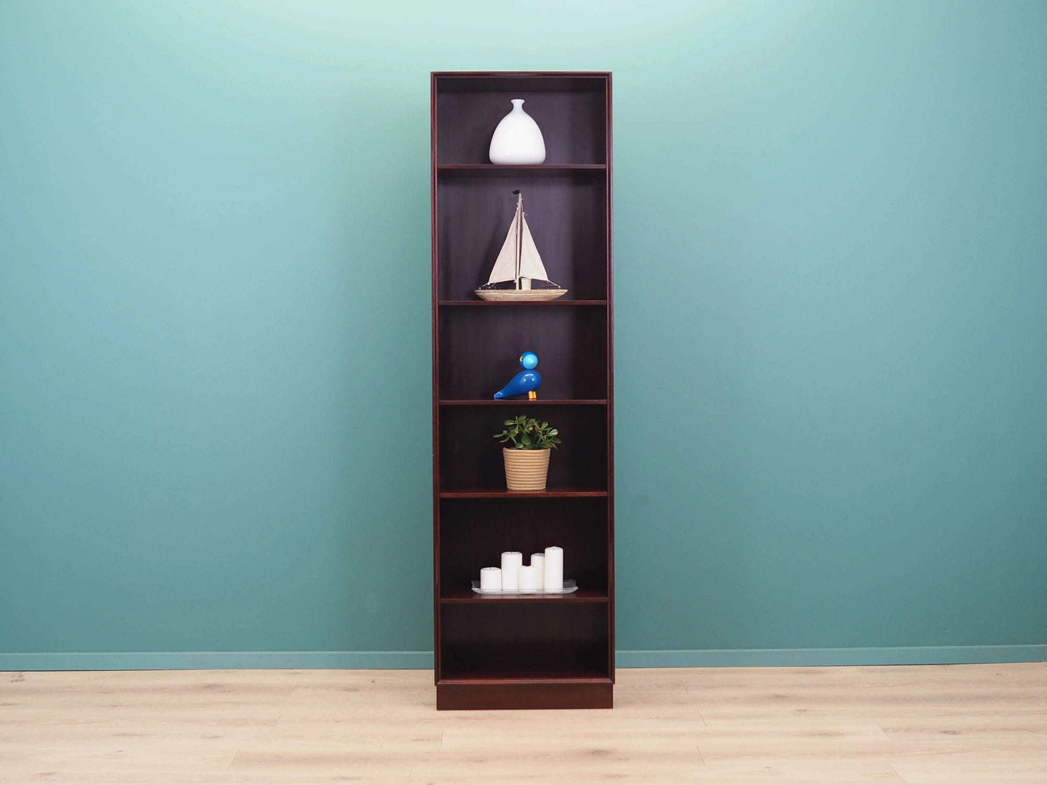 Unknown Mahogany Bookcase, 60s, Danish Design, Made In Denmark 2 Unknown Mahogany Bookcase, 60s, Danish Design, Made In Denmark - Image 2