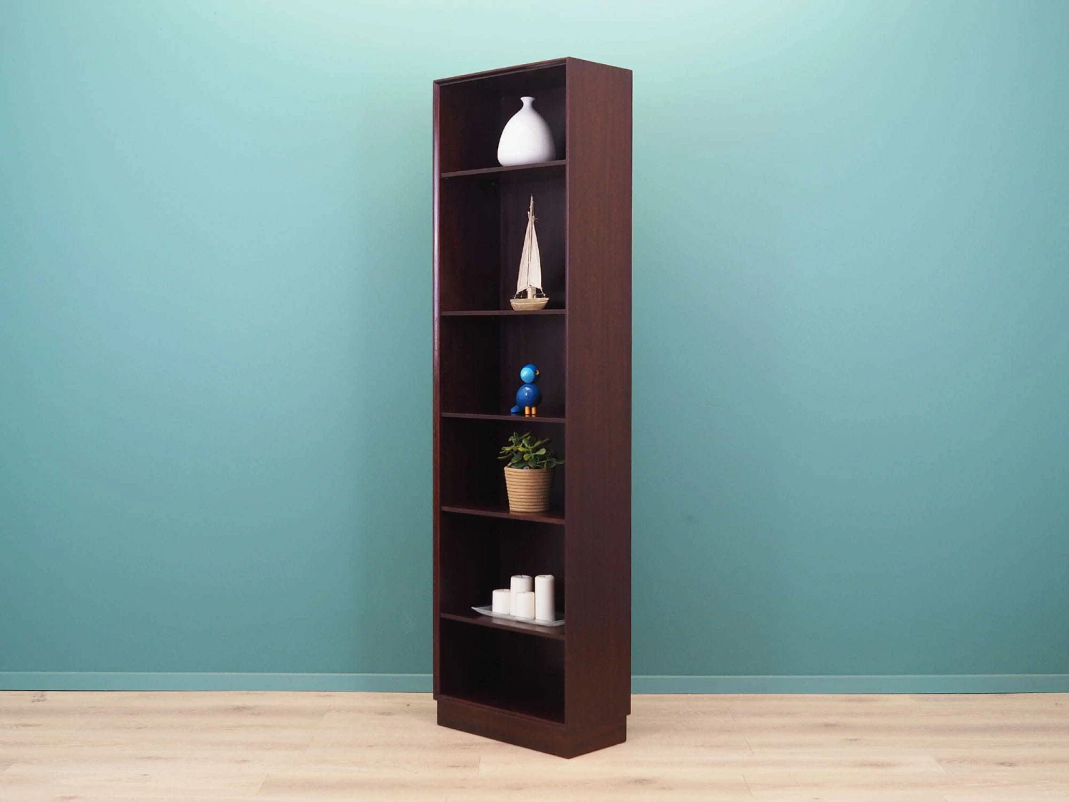 Unknown Mahogany Bookcase, 60s, Danish Design, Made In Denmark 3 Unknown Mahogany Bookcase, 60s, Danish Design, Made In Denmark - Image 3