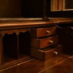 Unknown Mahogany Breakfront Bookcase Sheraton Secretaire Antique -Storage Furniture Sales 2024 mahogany breakfront bookcase sheraton secretaire antique sku49428534 0 11