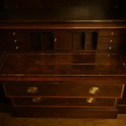 Unknown Mahogany Breakfront Bookcase Sheraton Secretaire Antique -Storage Furniture Sales 2024 mahogany breakfront bookcase sheraton secretaire antique sku49428534 0 8