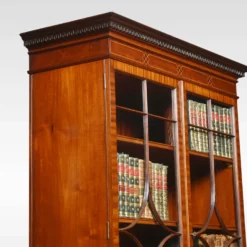 Mahogany Inlaid Gentlemen’s Bookcase -Storage Furniture Sales 2024 mahogany inlaid gentlemen s bookcase 0 5