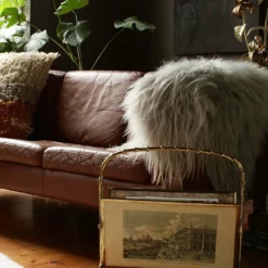 Maison Bagues Faux Bamboo Magazine Holder