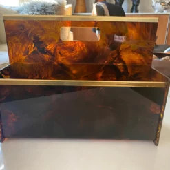 Maison Mercier Paris Magazine Rack In Lucite Tortoiseshell And Brass, 1970 -Storage Furniture Sales 2024 maison mercier paris magazine rack in lucite tortoiseshell and brass 1970 sku38617485 0 6