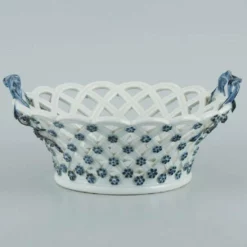 Meissen, Germany. Rare And Early Meissen Bowl / Basket With Pierced Rim