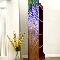 Unknown Mid 1930s Cottagecore Style Bookcase Original Hand Painted Artwork -Storage Furniture Sales 2024 mid 1930s cottagecore style bookcase original hand painted artwork sku26631495 0 1