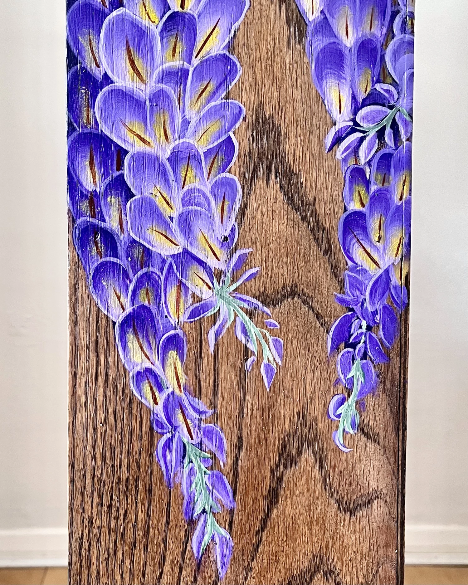 Unknown Mid 1930s Cottagecore Style Bookcase Original Hand Painted Artwork - Image 5