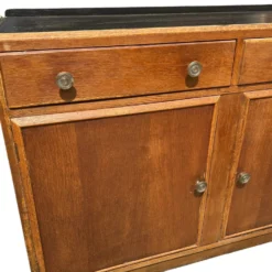 Unknown Mid Century 1940s Light Oak Linen Cupboard With Drawers And Storage. -Storage Furniture Sales 2024 mid century 1940s light oak linen cupboard with drawers and storage sku57935358 0 7