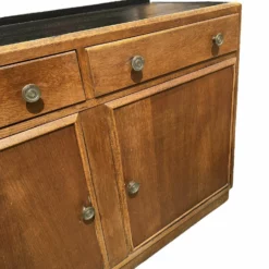 Unknown Mid Century 1940s Light Oak Linen Cupboard With Drawers And Storage. -Storage Furniture Sales 2024 mid century 1940s light oak linen cupboard with drawers and storage sku57935358 0 8