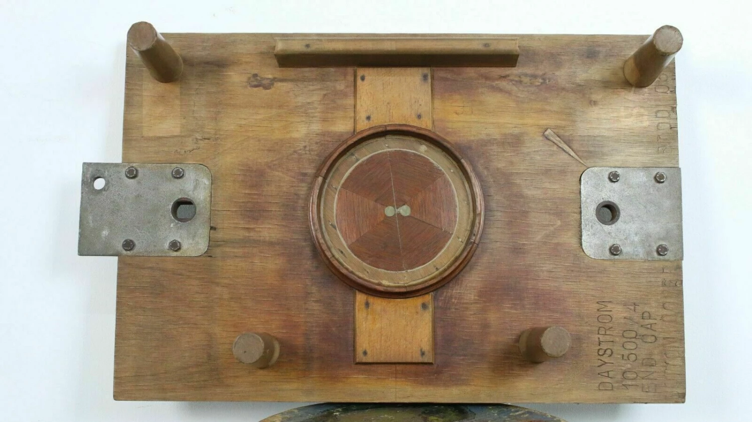 Mid Century 1960s Mixed Wood Vintage Factory Mould As Wall Art / Coat Hanger 11 Mid Century 1960s Mixed Wood Vintage Factory Mould As Wall Art / Coat Hanger - Image 11