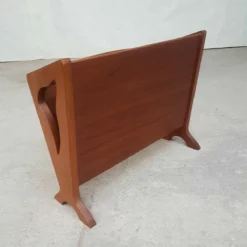 Unknown Mid Century 1970s Teak Magazine Rack Retro Danish Design -Storage Furniture Sales 2024 mid century 1970s teak magazine rack retro danish design 0 2