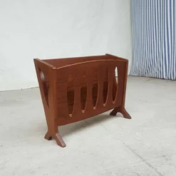 Unknown Mid Century 1970s Teak Magazine Rack Retro Danish Design -Storage Furniture Sales 2024 mid century 1970s teak magazine rack retro danish design 0 3