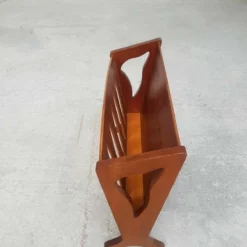 Unknown Mid Century 1970s Teak Magazine Rack Retro Danish Design -Storage Furniture Sales 2024 mid century 1970s teak magazine rack retro danish design 0 4