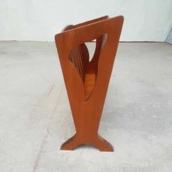 Unknown Mid Century 1970s Teak Magazine Rack Retro Danish Design -Storage Furniture Sales 2024 mid century 1970s teak magazine rack retro danish design 0 5