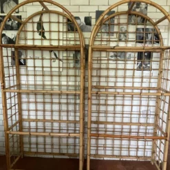 Unknown Mid Century Bamboo & Cane Etagere 6 Unknown Mid Century Bamboo & Cane Etagere -Storage Furniture Sales 2024 mid century bamboo cane etagere sku15082410 0 2