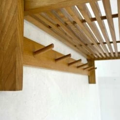 Unknown Mid Century Coat Hanger With Folding Shelf, Czechoslovakia -Storage Furniture Sales 2024 mid century coat hanger with folding shelf czechoslovakia sku83277780 0 1