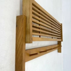 Unknown Mid Century Coat Hanger With Folding Shelf, Czechoslovakia -Storage Furniture Sales 2024 mid century coat hanger with folding shelf czechoslovakia sku83277780 0 3