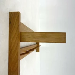 Unknown Mid Century Coat Hanger With Folding Shelf, Czechoslovakia -Storage Furniture Sales 2024 mid century coat hanger with folding shelf czechoslovakia sku83277780 0 7