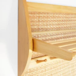 Mid Century Czechoslovakian Beech Wall Coat Rack With Raffia From Interier Praha, 1960s -Storage Furniture Sales 2024 mid century czechoslovakian beech wall coat rack with raffia from interier praha 1960s sku77041847 0 10