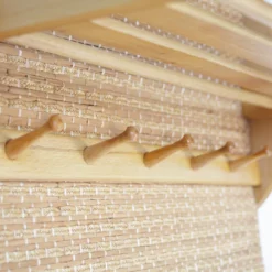 Mid Century Czechoslovakian Beech Wall Coat Rack With Raffia From Interier Praha, 1960s -Storage Furniture Sales 2024 mid century czechoslovakian beech wall coat rack with raffia from interier praha 1960s sku77041847 0 11