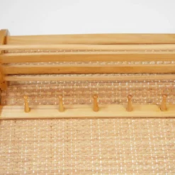 Mid Century Czechoslovakian Beech Wall Coat Rack With Raffia From Interier Praha, 1960s -Storage Furniture Sales 2024 mid century czechoslovakian beech wall coat rack with raffia from interier praha 1960s sku77041847 0 8