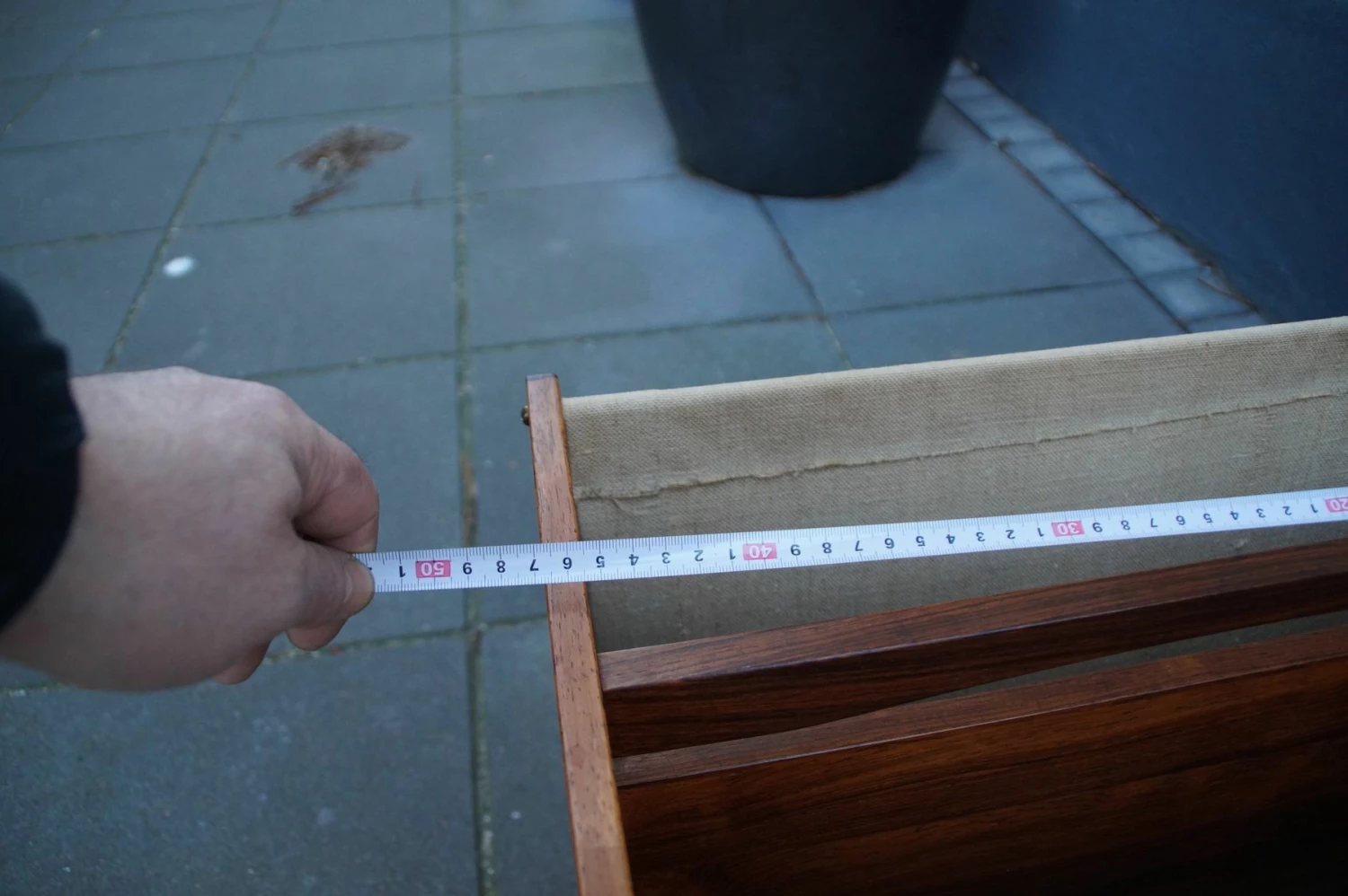 Mid Century Danish Rosewood Magazine Rack, 1960s 6 Mid Century Danish Rosewood Magazine Rack, 1960s - Image 6