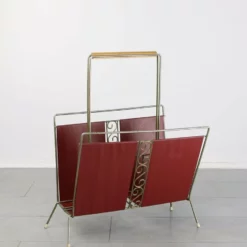 Unknown Mid Century Italian Magazine Rack