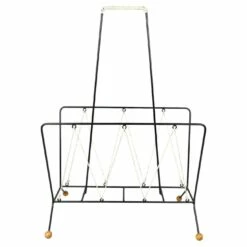 Unknown Mid Century Magazine Holder, 1960's -Storage Furniture Sales 2024 mid century magazine holder 1960 s 0 1