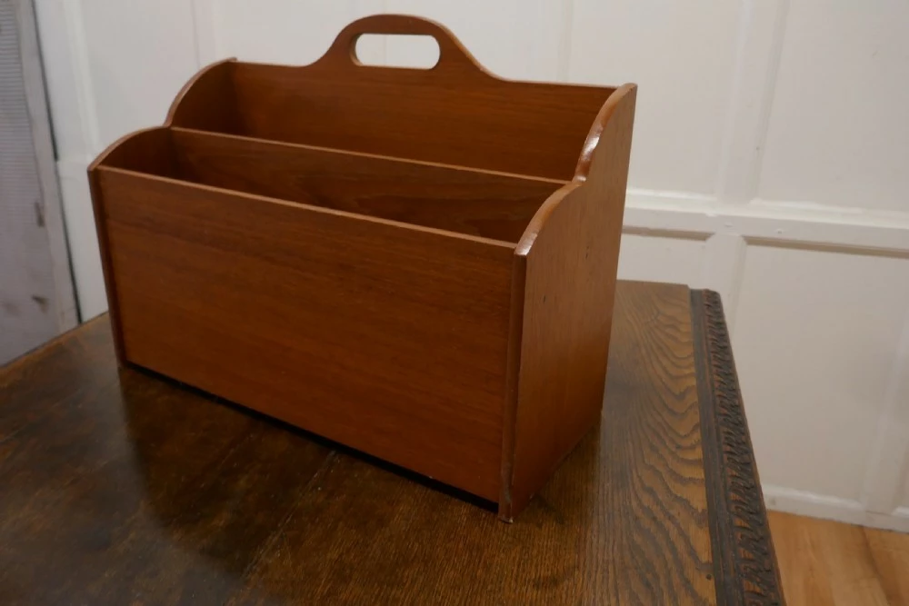 Unknown Mid Century Magazine Stand, Mid 20th Century 2 Unknown Mid Century Magazine Stand, Mid 20th Century - Image 2