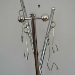 Unknown Mid Century Modern Chrome Coat Stand -Storage Furniture Sales 2024 mid century modern chrome coat stand sku25178334 0 5