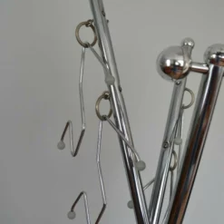 Unknown Mid Century Modern Chrome Coat Stand -Storage Furniture Sales 2024 mid century modern chrome coat stand sku25178334 0 6