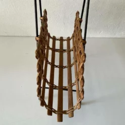 Unknown Mid Century Modern Wicker And Wood Magazine Stand, 1960s -Storage Furniture Sales 2024 mid century modern wicker and wood magazine stand 1960s sku66679208 0 4