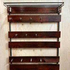 Unknown Mid Century Rosewood Coat Rack With Shelf 8 Unknown Mid Century Rosewood Coat Rack With Shelf -Storage Furniture Sales 2024 mid century rosewood coat rack with shelf sku46986804 0 2 scaled