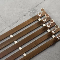 Unknown Mid Century Scandinavian Modern Teak Wall Coat Rack, 1950s -Storage Furniture Sales 2024 mid century scandinavian modern teak wall coat rack 1950s sku10784637 0 6