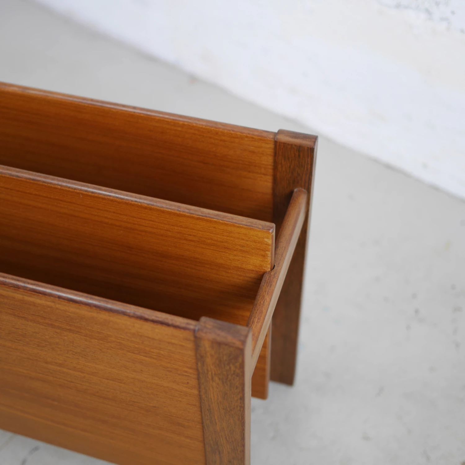 Mid Century Teak Magazine Rack By Guy Rodgers For Heals 3 Mid Century Teak Magazine Rack By Guy Rodgers For Heals - Image 3
