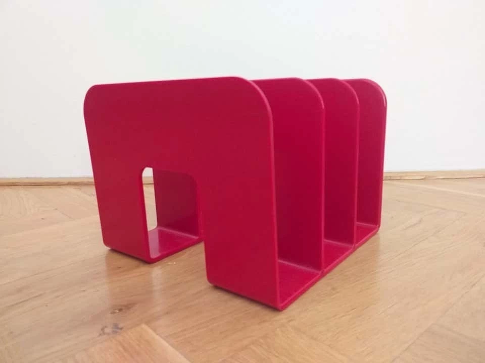 Mid Century Vinyl Rack Design Sven Eric Juhlin For Gustavsberg, Sweden, 1970s. 3 Mid Century Vinyl Rack Design Sven Eric Juhlin For Gustavsberg, Sweden, 1970s. - Image 3