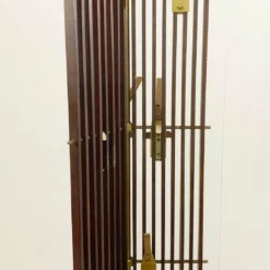 Unknown Mid Century Wood And Travertine Feet Swivel Slatted Modulable Coat Rack, Italy -Storage Furniture Sales 2024 mid century wood and travertine feet swivel slatted modulable coat rack italy sku37922430 0 3