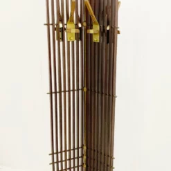 Unknown Mid Century Wood And Travertine Feet Swivel Slatted Modulable Coat Rack, Italy -Storage Furniture Sales 2024 mid century wood and travertine feet swivel slatted modulable coat rack italy sku37922430 0 4