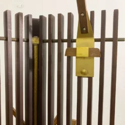 Unknown Mid Century Wood And Travertine Feet Swivel Slatted Modulable Coat Rack, Italy -Storage Furniture Sales 2024 mid century wood and travertine feet swivel slatted modulable coat rack italy sku37922430 0 6