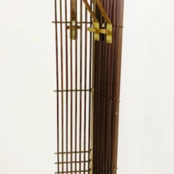 Unknown Mid Century Wood And Travertine Feet Swivel Slatted Modulable Coat Rack, Italy -Storage Furniture Sales 2024 mid century wood and travertine feet swivel slatted modulable coat rack italy sku37922430 0 7