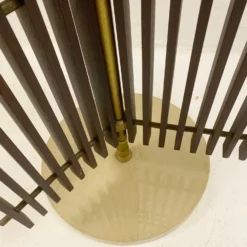 Unknown Mid Century Wood And Travertine Feet Swivel Slatted Modulable Coat Rack, Italy -Storage Furniture Sales 2024 mid century wood and travertine feet swivel slatted modulable coat rack italy sku37922430 0 8