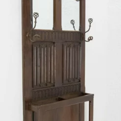 Unknown Midcentury Coat Rack Hat Oak Stand Gothic Style With Mirrors Mid 19th Century -Storage Furniture Sales 2024 midcentury coat rack hat oak stand gothic style with mirrors mid 19th century 0 2 scaled