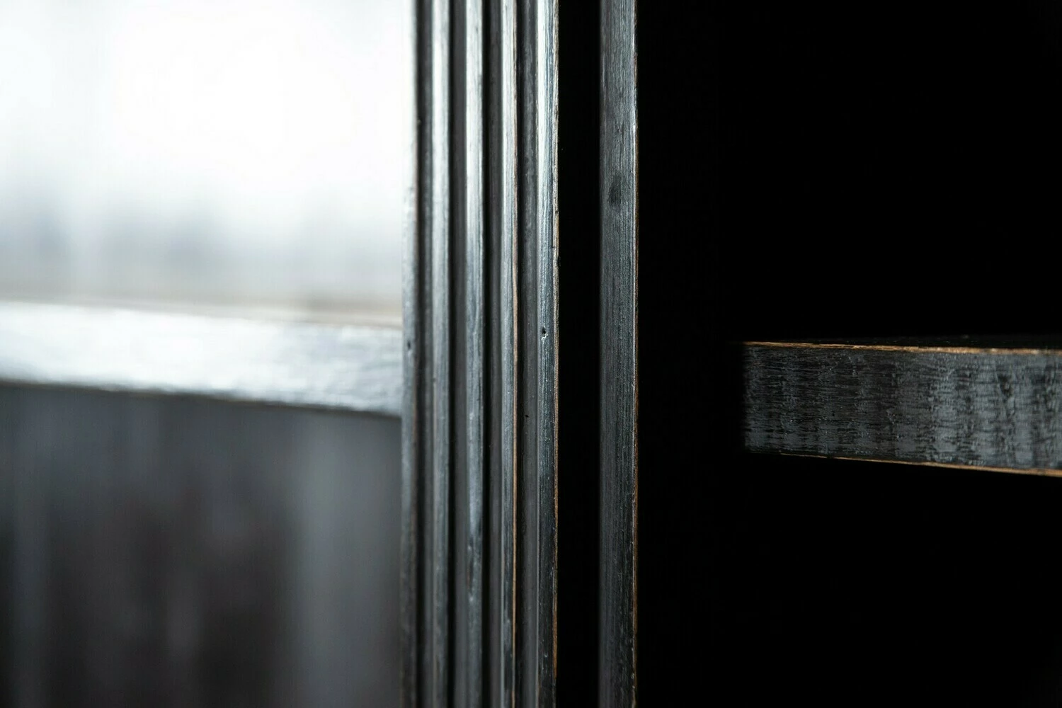 Unknown Monumental English Ebonised Oak Breakfront Bookcase 14 Unknown Monumental English Ebonised Oak Breakfront Bookcase - Image 14