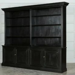 Unknown Monumental English Ebonised Oak Breakfront Bookcase 19 Unknown Monumental English Ebonised Oak Breakfront Bookcase -Storage Furniture Sales 2024 monumental english ebonised oak breakfront bookcase sku54670541 0 4