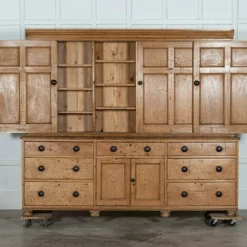 Monumental English Pine Housekeepers Cupboard -Storage Furniture Sales 2024 monumental english pine housekeepers cupboard sku88759586 0 3