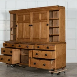 Monumental English Pine Housekeepers Cupboard -Storage Furniture Sales 2024 monumental english pine housekeepers cupboard sku88759586 0 5