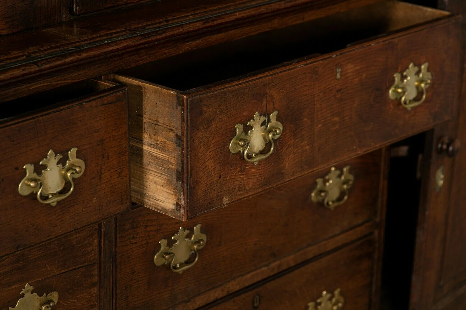 Unknown Monumental George III Oak Housekeeper's Cupboard 14 Unknown Monumental George III Oak Housekeeper's Cupboard - Image 14
