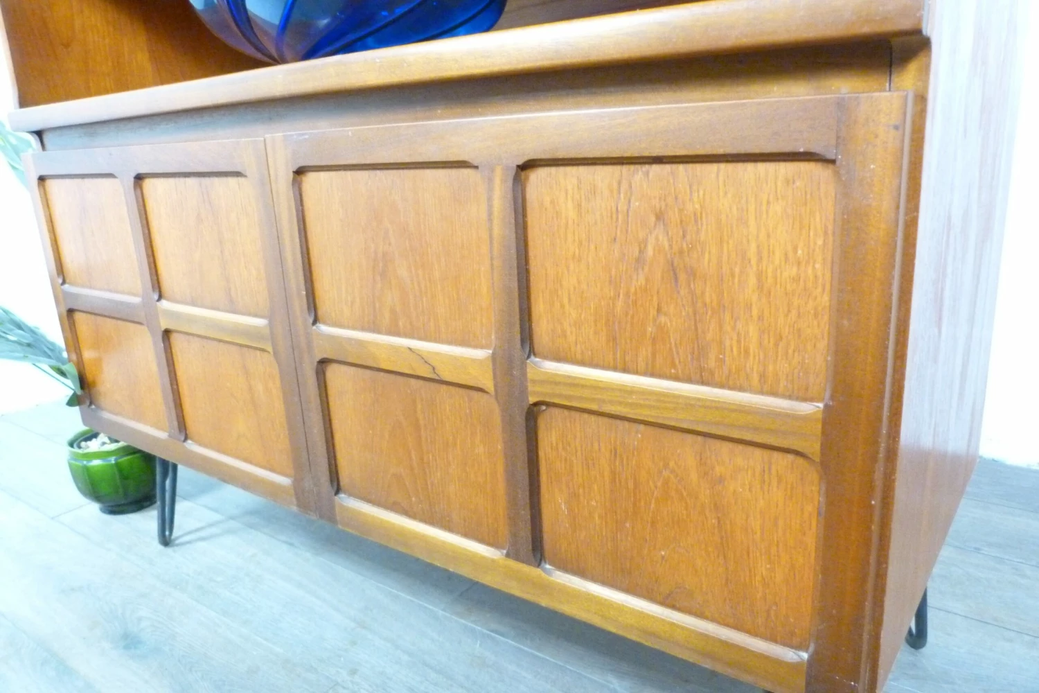 Nathan Teak Cupboard Tv Stand On Hairpin Legs 7 Nathan Teak Cupboard Tv Stand On Hairpin Legs - Image 7