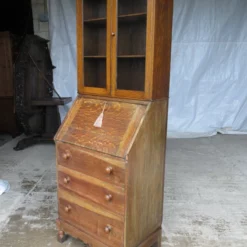 Neat Sized Edwardian Bureau Bookcase With Fitted Interior 6 Neat Sized Edwardian Bureau Bookcase With Fitted Interior -Storage Furniture Sales 2024 neat sized edwardian bureau bookcase with fitted interior 0 1