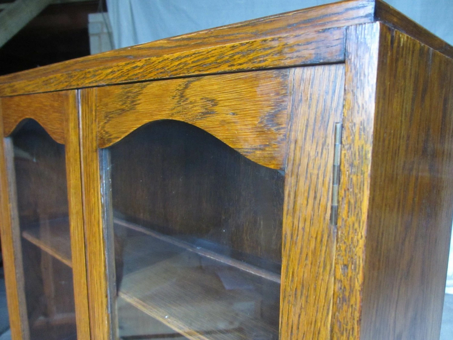 Neat Sized Edwardian Bureau Bookcase With Fitted Interior 5 Neat Sized Edwardian Bureau Bookcase With Fitted Interior - Image 5