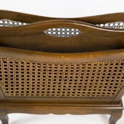 Unknown Newspaper Holder, Polished Wood, French Wickerwork, 1940. -Storage Furniture Sales 2024 newspaper holder polished wood french wickerwork 1940 sku48367758 0 6